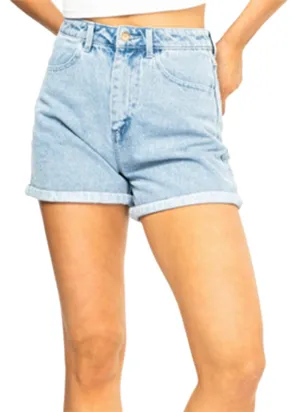 Rusty Penny Kick Flare Denim Short Girls