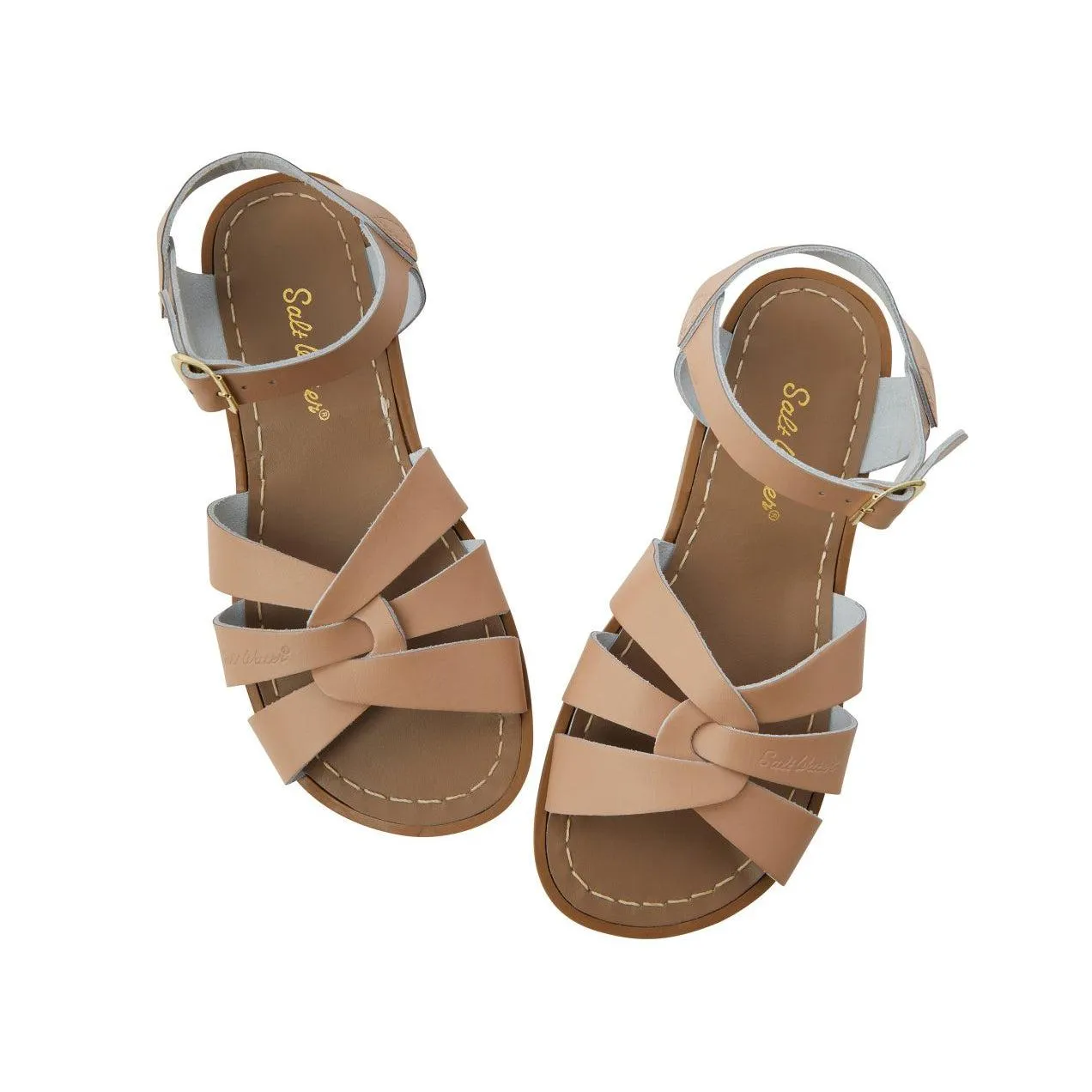 Saltwater Original Sandals - Latte - Adult