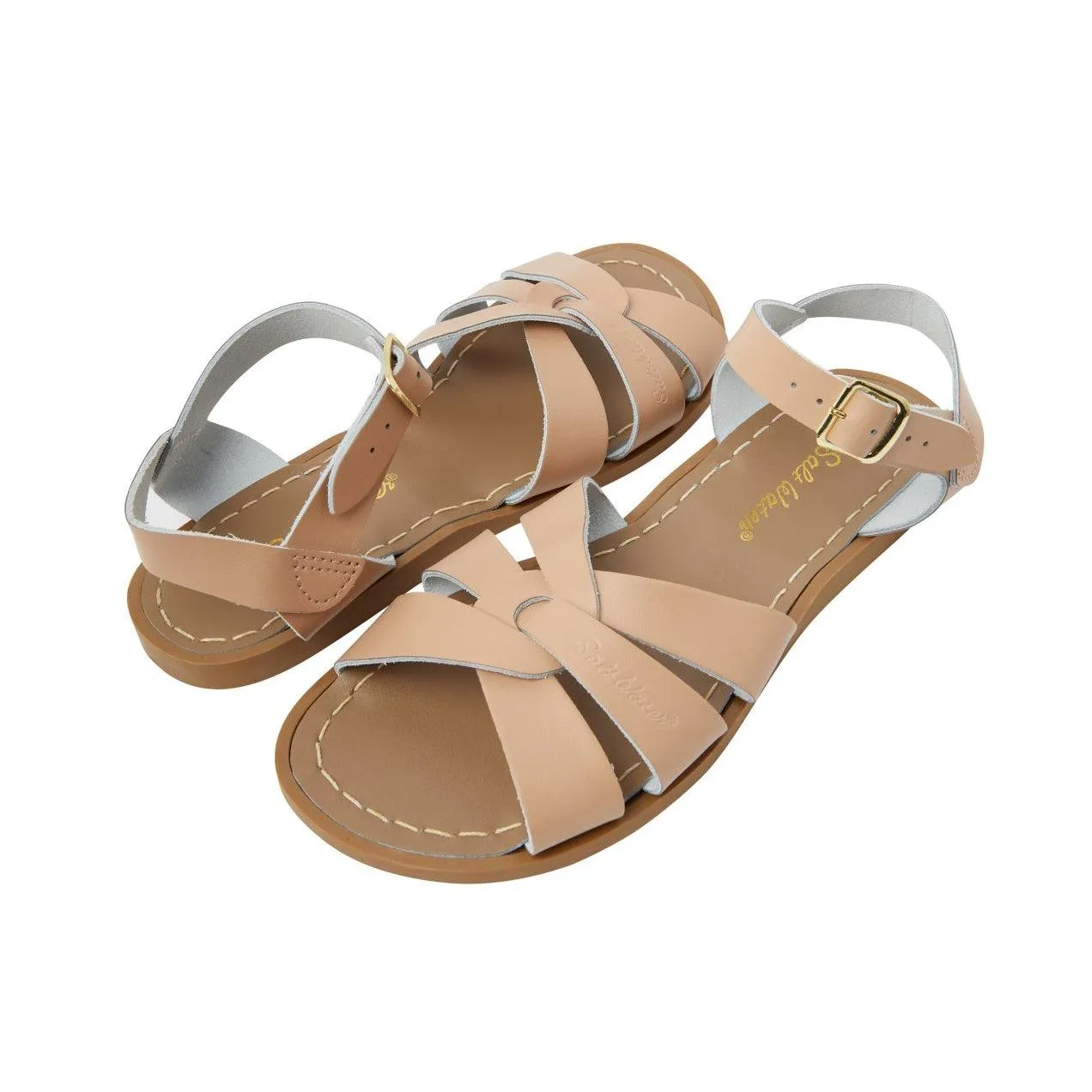 Saltwater Original Sandals - Latte - Adult