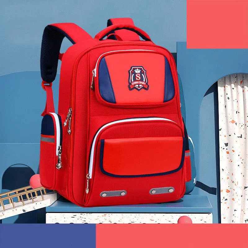 Schoolbags For Primary And Middle School Students, Grade Lightweight, Boys' Backpacks, Children's Schoolbags