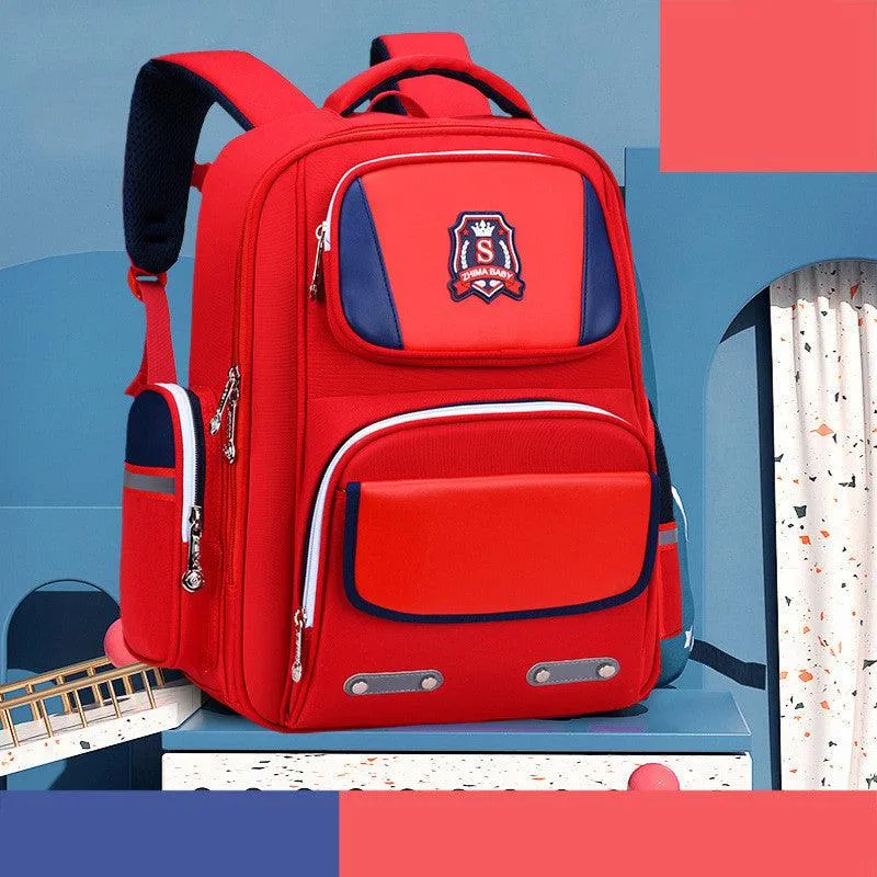 Schoolbags For Primary And Middle School Students, Grade Lightweight, Boys' Backpacks, Children's Schoolbags