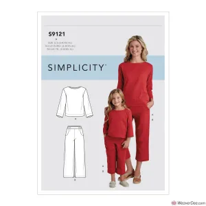 Simplicity Pattern S9121 Children's & Misses' Top & Trousers