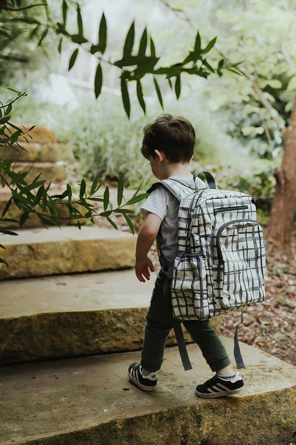 Swedish Check Expect-A-Spill Backpack