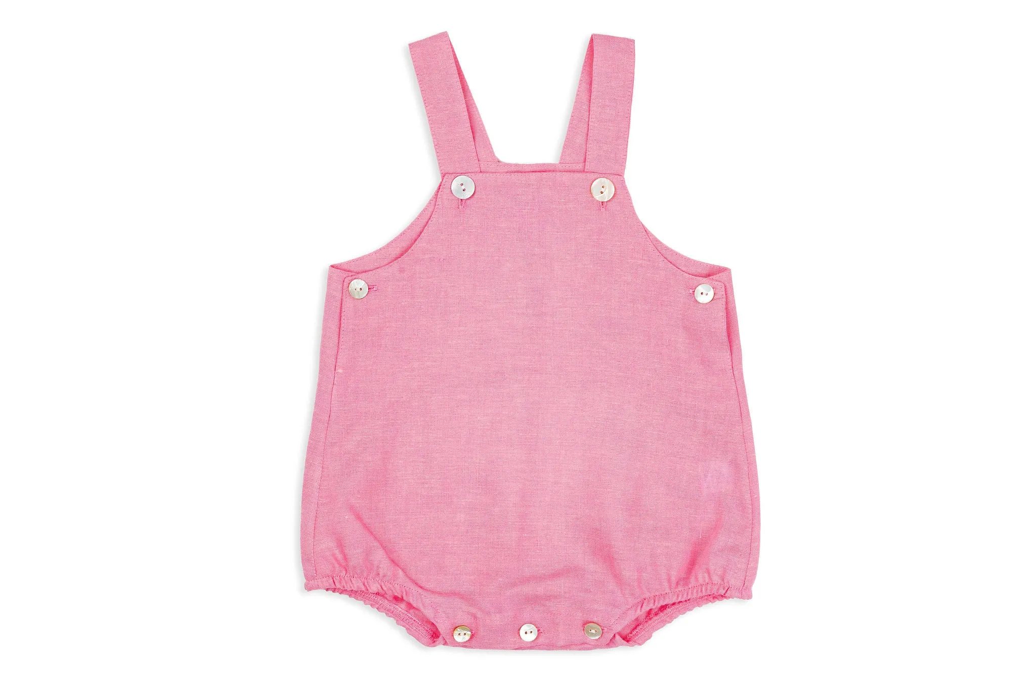 Torino Pink Linen Romper