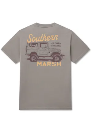 Youth Vintage Cruiser Tee in Dark Gray by Southern Marsh